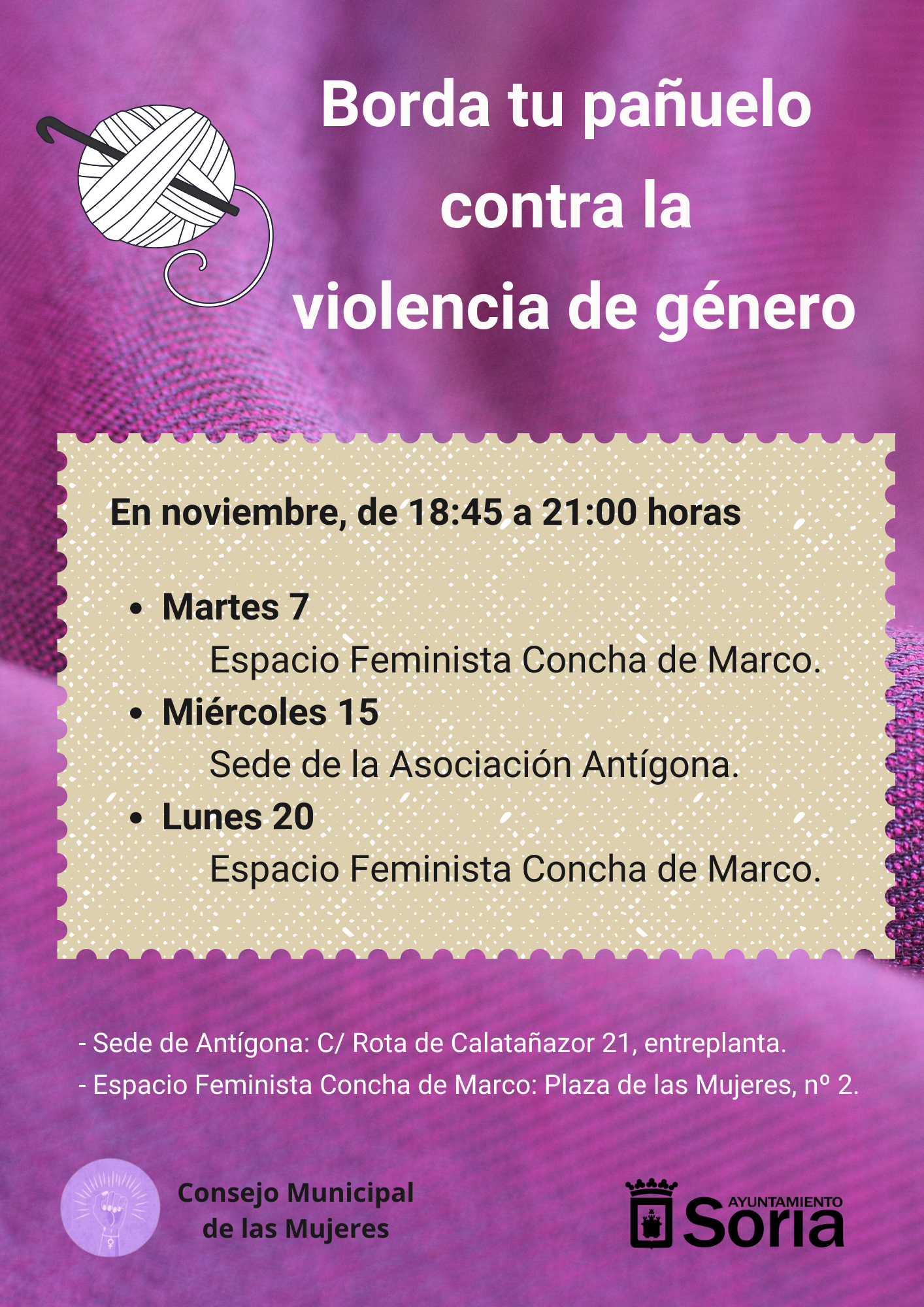 Borda tu pañuelo contra la violencia de género