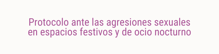 Protocolo Agresiones Sexuales Ocio